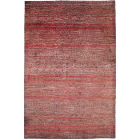 Tappeto Royal Gabbeh Pakistan Astratto Rosso Bordeaux Terrac