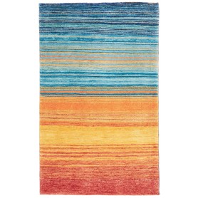 Tappeto Royal Gabbeh Pakistan Astratto Blu Arancio Giallo Ro