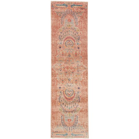 Tappeto Shahi Fine Pakistan Geometrico Arancio Terracotta Pe
