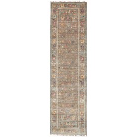 Tappeto Rubin Pakistan Cornice Marrone Cenere Multicolor 80x