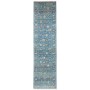 Tappeto Rubin Pakistan Astratto Blu Petrolio Ocra Ruggine Cr
