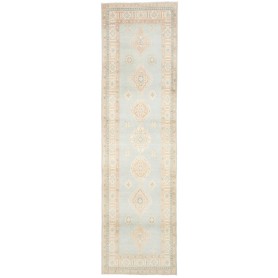Tappeto Kazak Afghanistan Geometrico Celeste Azzurro Chiaro