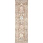 Tappeto Kazak Afghanistan Geometrico Beige Talpa Blu Chiaro