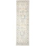 Tappeto Kazak Afghanistan Geometrico Crema Blu Rosa Chiaro 8