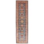 Tappeto Kazak Fine Pakistan Astratto Blu Petrolio Rosso Terr