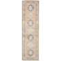 Tappeto Kazak Afghanistan Astratto Rosa Pesca Azzurro Crema