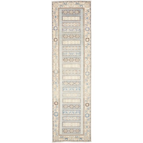 Tappeto Kazak Afghanistan Astratto Azzurro Chiaro Crema Marr