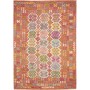 Tappeto Kilim Afghanistan Astratto Arancione Terracotta Lill