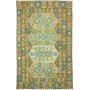 Tappeto Kilim Afghanistan Geometrico Verde Marrone Blu Turch