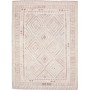 Tappeto Kilim Afghanistan Astratto Bianco Crema Grigio Chiar