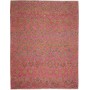 Tappeto Kilim Afghanistan Geometrico Rosso Fucsia Lilla Verd