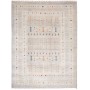 Tappeto Siva Pakistan Geometrico Grigio Chiaro Multicolore 2