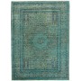 Tappeto Mamlouk Pakistan Geometrico Turchese Smeraldo Blu Oc