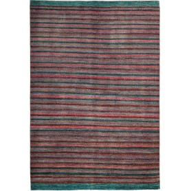 Tappeto Royal Gabbeh Pakistan Astratto Grigio Marrone Verde