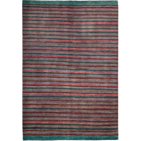 Tappeto Royal Gabbeh Pakistan Astratto Grigio Marrone Verde