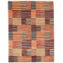 Tappeto Barjesta Pakistan Astratto Rosso Mattone Arancione O