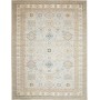 Tappeto Kazak Fine Pakistan Geometrico Blu Cielo Beige Crema