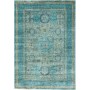 Tappeto Mamlouk Pakistan Geometrico Turchese Oro Blu Verde G
