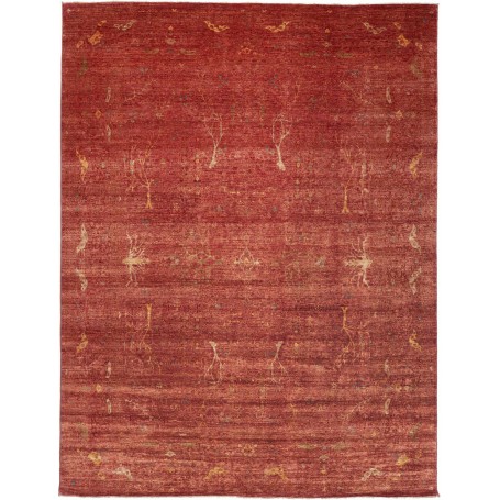 Tappeto Shahi Fine Pakistan Astratto Rosso Terracotta Oro Pa