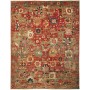 Tappeto Zigler Fine Pakistan Floreale Rosso Ruggine Verde Sa