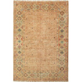 Tappeto Rubin Pakistan Geometrico Beige Terracotta Multicolo
