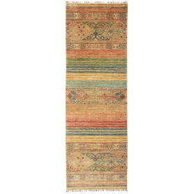 Tappeto Rubin Pakistan Geometrico Beige Oro Rosso Verde Blu