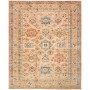 Tappeto Kazak Fine Pakistan Astratto Beige Arancio Blu Rosso