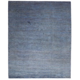 Tappeto Royal Gabbeh Pakistan Tinta Unita Blu Grigio Mélange