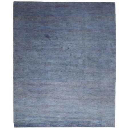 Tappeto Royal Gabbeh Pakistan Tinta Unita Blu Grigio Mélange