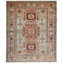 Tappeto Kazak Fine Pakistan Geometrico Azzurro Cielo Terraco
