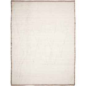 Tappeto Berbero Pakistan Geometrico Crema Bianco Ma