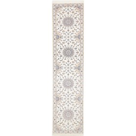 Tappeto Nain 6la Persia Floreale Avorio Blu Navy Blu Cielo B
