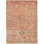 Tappeto Kazak Fine Pakistan Astratto Marrone Terracotta Blu