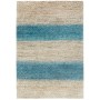 Tappeto Royal Gabbeh Pakistan Geometrico Beige Blu Turchese