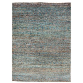 Tappeto Royal Gabbeh Pakistan Astratto Blu Petrolio Terracot