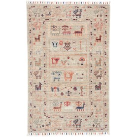 Tappeto Rubin Pakistan Geometrico Beige Sabbia Terracotta Bl