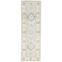 Tappeto Kazak Afghanistan Medaglione Azzurro Chiaro Avorio R