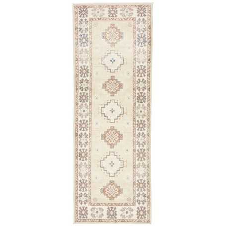 Tappeto Kazak Afghanistan Astratto Avorio Crema Terracotta R