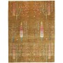 Tappeto Shahi Pakistan Floreale Marrone Ocra Rosa Fucsia Azz