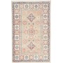 Tappeto Kazak Afghanistan Astratto Beige Blu Corallo Crema 7