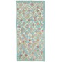 Tappeto Kilim Afghanistan Geometrico Turchese Multicolore 94