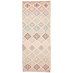 Tappeto Kilim Afghanistan Astratto Beige Chiaro Pesca Rosa L