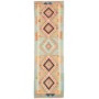 Tappeto Kilim Afghanistan Astratto Blu Acquamarina Arancio C