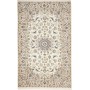Tappeto Nain 9la Persia Floreale Crema Blu Beige Terracotta