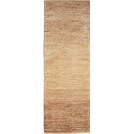 Shayan Pakistan Tinta Unita Marrone Beige Naturale 77x201 Cm
