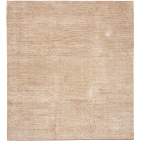 Tappeto Shayan Fine Pakistan Tinta Unita Beige Sabbia 262x28