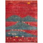 Tappeto Mosaic Pakistan Astratto Rosso Teale Giallo 173x230