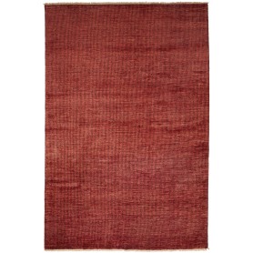 Tappeto Shayan Pakistan Tinta Unita Rosso Mattone Terracotta
