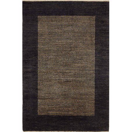 Tappeto Shayan Pakistan Astratto Nero Antracite Beige Sabbia