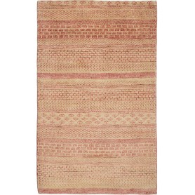 Tappeto Royal Gabbeh Pakistan Astratto Beige Naturale Rosso